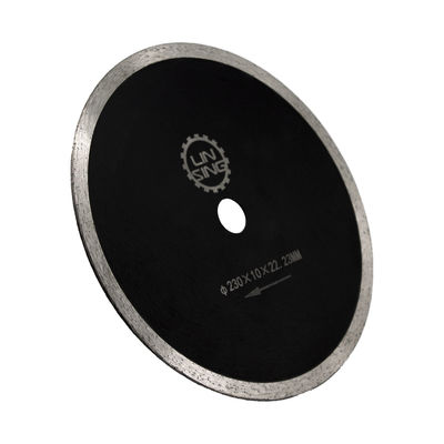 20mm Blade Length D230mm 젖은 연속 림 다이아몬드 톱 블레이드 세라믹 타일 절단