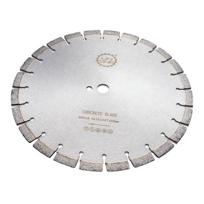 350mm 콘크리트 레이저 용접 다이아몬드 톱 블레이드 콘크리트 24Z 절단