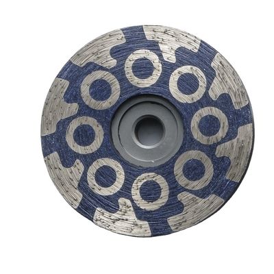 그라나이트 다이아몬드 분말 樹脂 채운 컵 바퀴 둥근 T 모양 세그먼트 바퀴 100mm 125mm