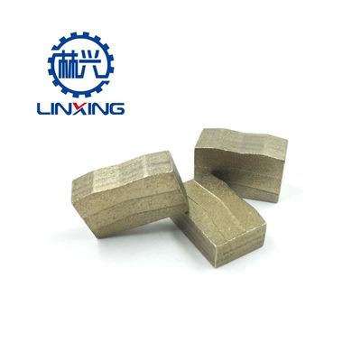 LINXING 그라나이트 절단용 다이아몬드 세그먼트 900mm-4200mm 및 테이퍼 세그먼트 모양