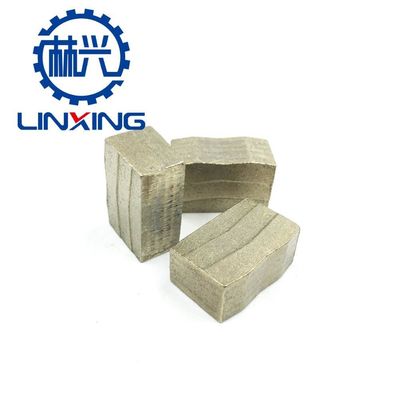 LINXING 그라나이트 절단용 다이아몬드 세그먼트 900mm-4200mm 및 테이퍼 세그먼트 모양