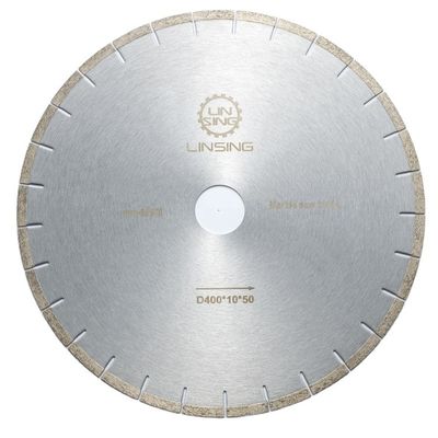 파키스탄 돌 대리석 다이아몬드 절단 디스크 450mm U 슬롯 절단기 40*5.0*10mm 날카성
