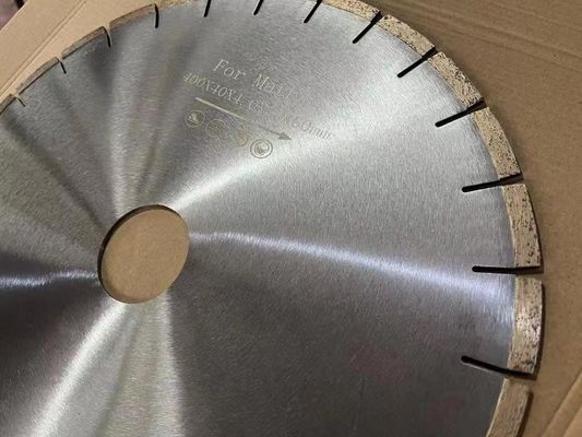 파키스탄 돌 대리석 다이아몬드 절단 디스크 450mm U 슬롯 절단기 40*5.0*10mm 날카성
