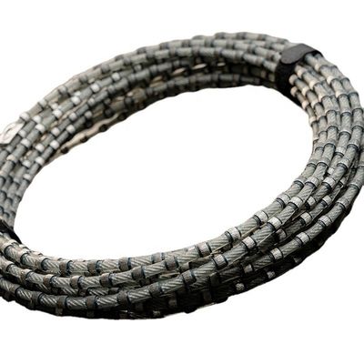 돌 절단 다이아몬드 와이어 톱과 11.0mm 진경 진경 및 미터 당 37pcs 진경