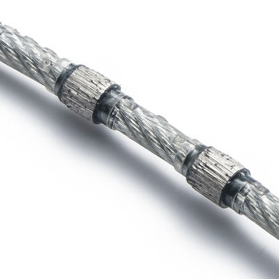 11.0mm 다이아몬드 로프 시너지 다이아몬드 사각형 돌 블록 정비 돌 절단 도구
