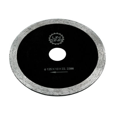 다이아몬드 원형 연속 림 톱 블레이드와 함께 도자기 및 포스텔라인 절단 쉽게