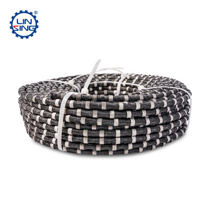 11.5mm sintered bead 로프 다이아몬드 와이어 자이 빗/건조 강화 콘크리트 절단