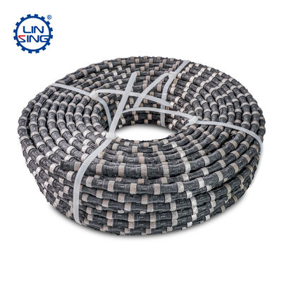 11.5mm sintered bead 로프 다이아몬드 와이어 자이 빗/건조 강화 콘크리트 절단