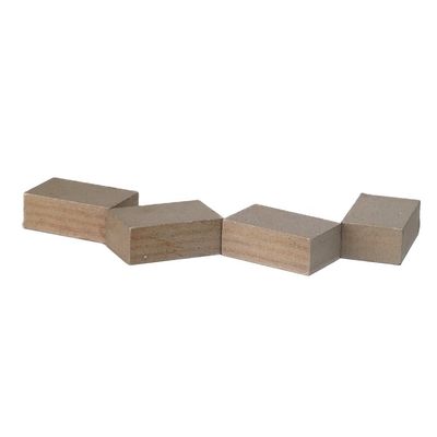 1400mm 단일 디스크 샌드스톤 컷어 팁 평면 모양 24 * 9 * 15mm 계층 세그먼트