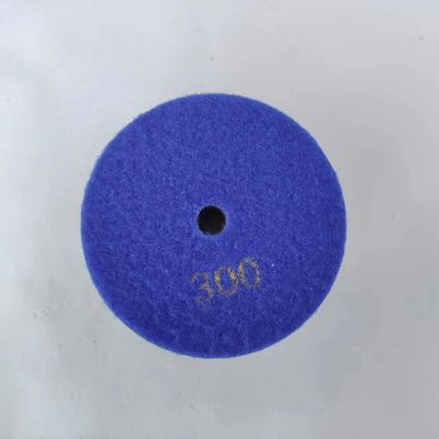100mm 합창 및 다이아몬드 그라인트 대리석 돌 바닥 닦기 패드 습한 건조 닦기