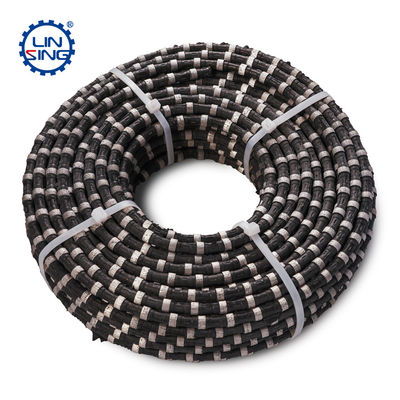 11.5mm/12mm 지름 다이아몬드 와이어 톱 로프 쿼츠 장점 환경 보호