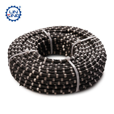 11.5mm/12mm 지름 다이아몬드 와이어 톱 로프 쿼츠 장점 환경 보호