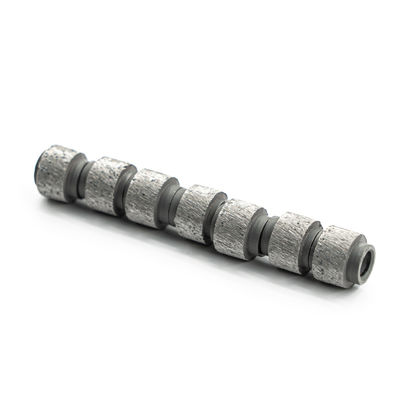 D11.0mm 진공 융합 다이아몬드 와이어 톱 펄어 고 절단 속도 돌 블록 도구
