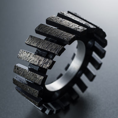 다이아몬드 금속 가루 CNC 가루 기계에 맞춤형 세그먼트 엣지 밀링 휠