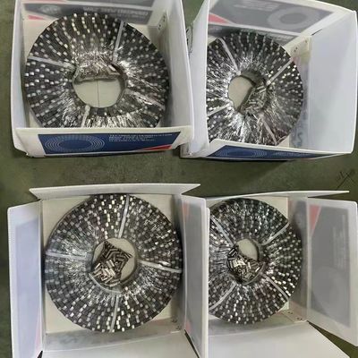 맞춤형 지원 다이아몬드 와이어 톱 11.5mm 진열 된 진주 로프 대리석 채굴
