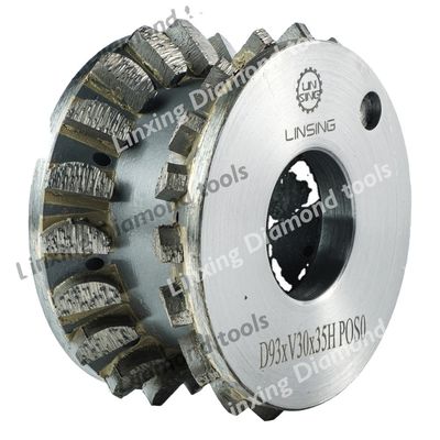 45-120mm 진공 융합 다이아몬드 라우터 비트 돌 엣지 풀 불노스
