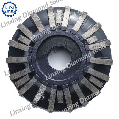 45-120mm 진공 융합 다이아몬드 라우터 비트 돌 엣지 풀 불노스