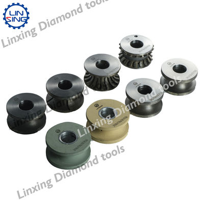45-120mm 진공 융합 다이아몬드 라우터 비트 돌 엣지 풀 불노스