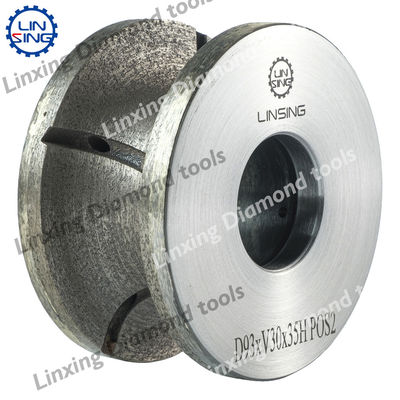 45-120mm 진공 융합 다이아몬드 라우터 비트 돌 엣지 풀 불노스