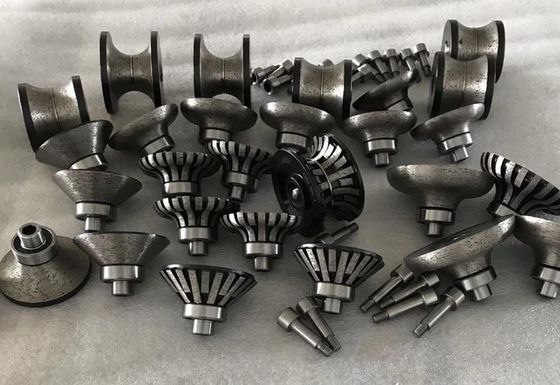 금속 파우더 다이아몬드 시너지 라우터 비트 V30 B30 돌 밀링 및 프로파일링 휠