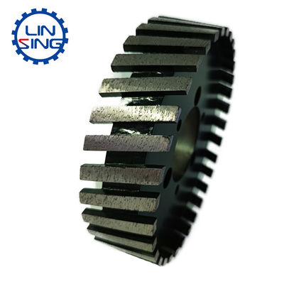 유연하고 내구성 다이아몬드 세그먼트 된 CNC 터보 스터빙 휠 86mm 휠