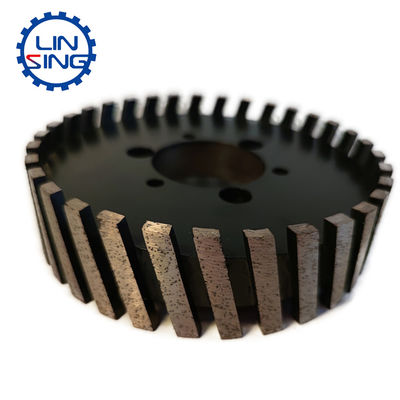 유연하고 내구성 다이아몬드 세그먼트 된 CNC 터보 스터빙 휠 86mm 휠