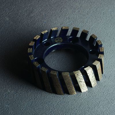 50mm 블루 그라닛 다이아몬드 도구 CNC 톱닝 휠 닦기 및 갈라진 대리석