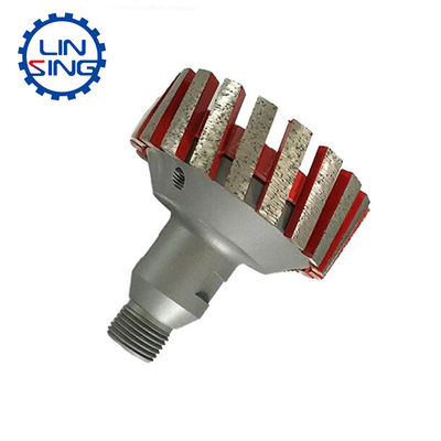 유연하고 부드러운 닦는 돌 쇄 CNC 스터빙 휠 D37 * 90L * 1/2 "G  Shank