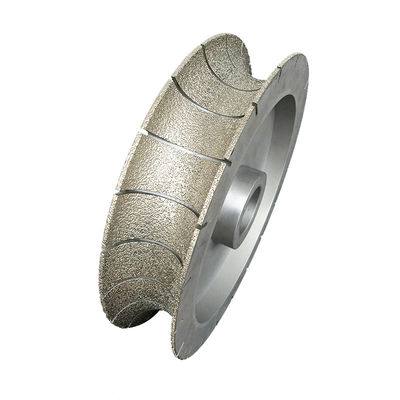 64-134mm 긴 수명 돌 블록 프로파일링 도구 CNC 진공 도장 다이아몬드 밀링 휠 프로파일링