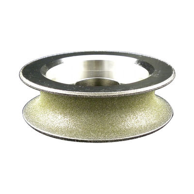 64-134mm 긴 수명 돌 블록 프로파일링 도구 CNC 진공 도장 다이아몬드 밀링 휠 프로파일링