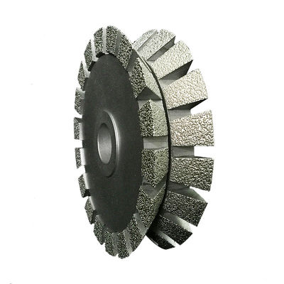64-134mm 긴 수명 돌 블록 프로파일링 도구 CNC 진공 도장 다이아몬드 밀링 휠 프로파일링