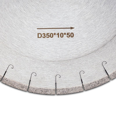 고 주파수 용접 다이아몬드 톱 블레이드 D350mm 효율적으로 덱톤 대리석을 절단하기 위해