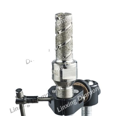 20mm 지름 다이아몬드 뚫기용으로 전기화 된 대리석 손가락 비트 D20*40T*1/2G'