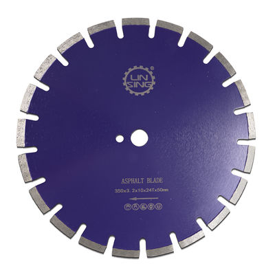 10mm 블레이드 너비 D350mm 다이아몬드 원형 톱 블레이드 부드럽고 정확한 아스팔트 절단