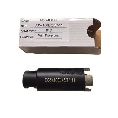 30mm 지름의 대리석 다이아몬드 드릴링 도구와 100mm 길이 세그먼트 된 드릴 비트