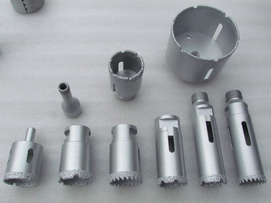 평면 마무리 D60mm 진공 용접 코어 비트 정밀 및 단단한 재료에 구멍을