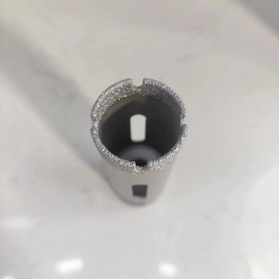 35mm M14 다이아몬드 비트 드라이 드릴링 블랙 스틸 베이스에 세그먼트 된 덱톤 포르셀라인