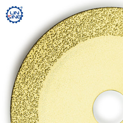 1.8mm 스틸 코어 두께 금속 돌 알루미늄을 위한 진공 용접 다이아몬드 절단 디스크