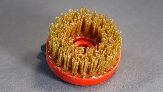다이아몬드 Abrasive에 대한 둥근 깎는 브러쉬 가죽 돌 대리석 표면 Abrasive