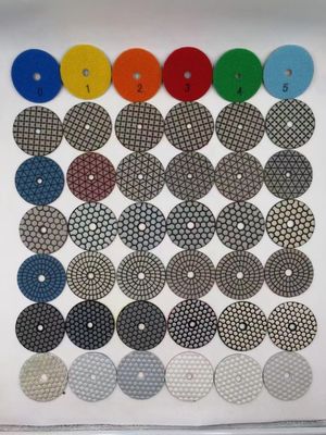 125mm 습한 닦기 패드 닦기 대리석 대리석 돌 슬랩 솜 패드 장점