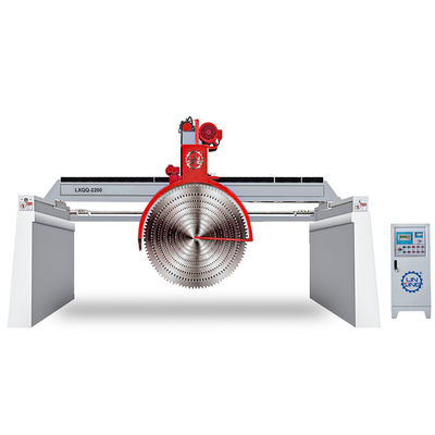비친 큰 돌 절단 기계 대리석 슬래브 7.5KW 다 자루 블레이드 절단 12000 kg