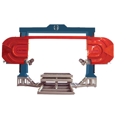 돌 산업 6800kg 자동 CNC 다이아몬드 와이어 톱 돌 프로파일링 정면화