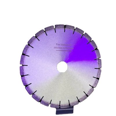 350mm 다이아몬드 톱 블레이드 자르는 화산암 돌 디스크 커터 350*40*3.3*15*50mm