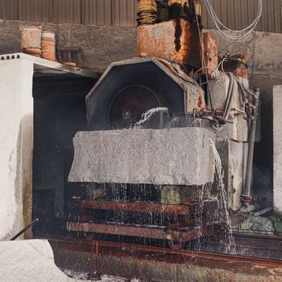 55kW 모터 1600mm 단팔 다발 돌 절단 기계