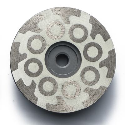 그라나이트 다이아몬드 분말 樹脂 채운 컵 바퀴 둥근 T 모양 세그먼트 바퀴 100mm 125mm