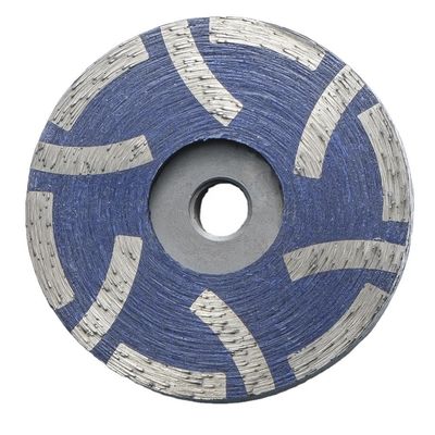 그라나이트 다이아몬드 분말 樹脂 채운 컵 바퀴 둥근 T 모양 세그먼트 바퀴 100mm 125mm
