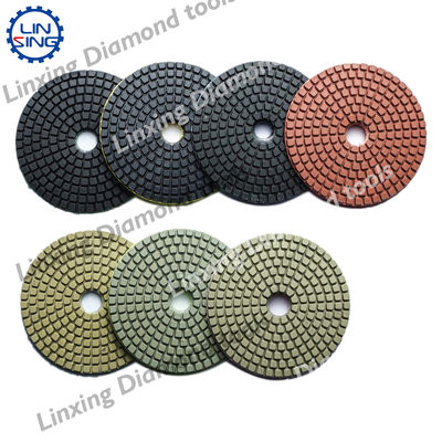 상위- D100MM 다이아몬드 돌 닦기 패드 100mm에서 300mm까지