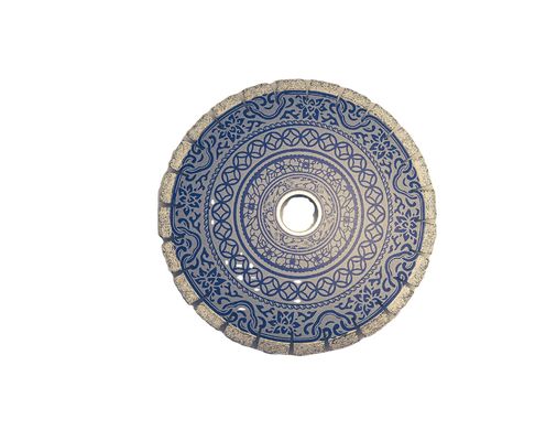 ARC 모양 다이아몬드 금속 분말 레이저 브릿지 그라닌 타일 절단 디스크를위한 350mm 블레이드