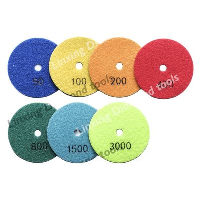 합금 결합 D150MM D180MM 건조 습기 다이아몬드 닦기 패드