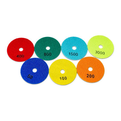 다른 자갈 125cm 다이아몬드 닦기 패드 건조 50/100/200/400/500/800/1500/3000/buff